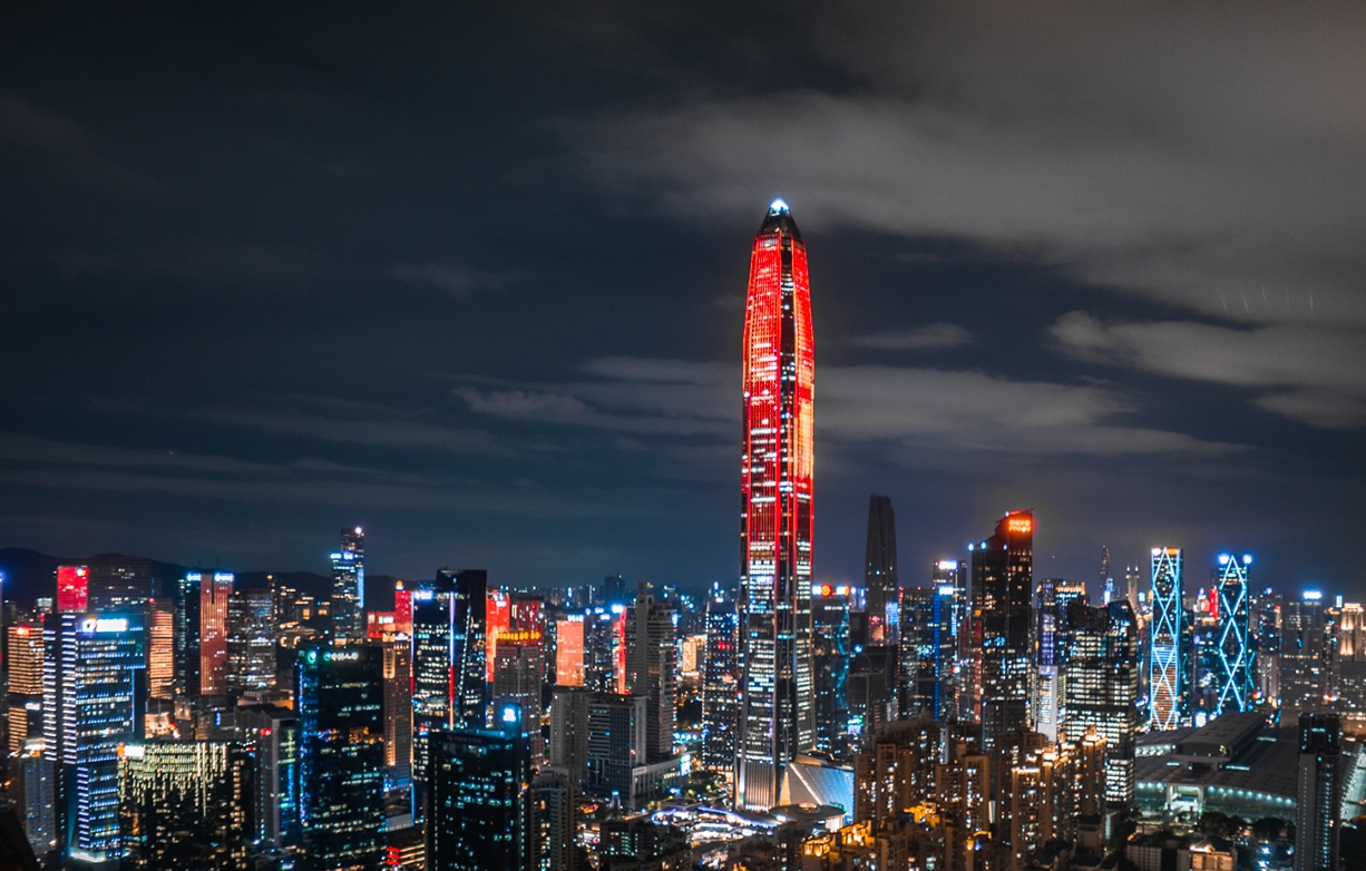 600米深圳第一高樓 —— 平安金融中心的燈光！
